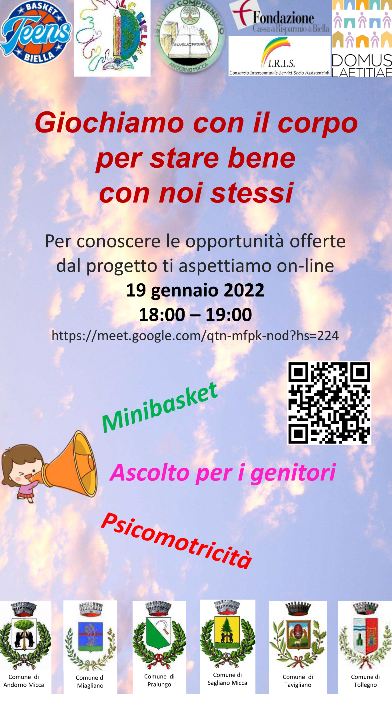 Giochiamo a Minibasket con il corpo